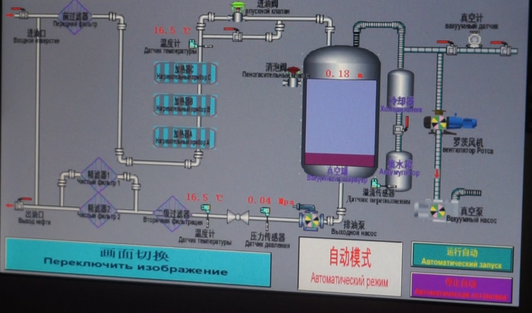 真空濾油機工作流程